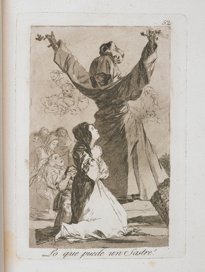 Plate from Los Caprichos by Francisco de Goya